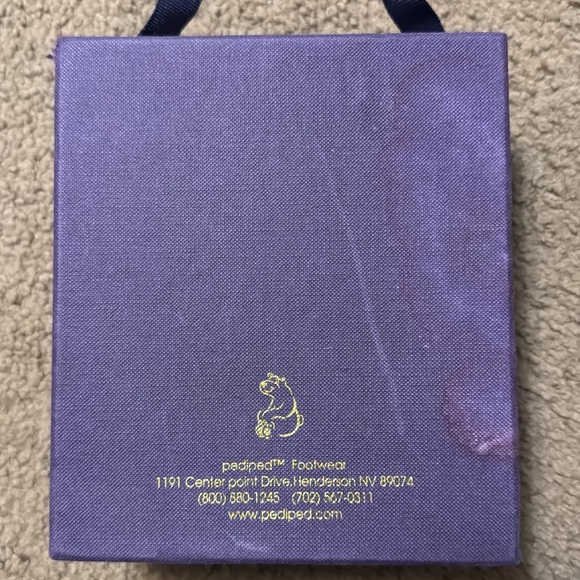 Pediped Josh Navy White Sneaker Size 0-6m - Picture 7 of 8